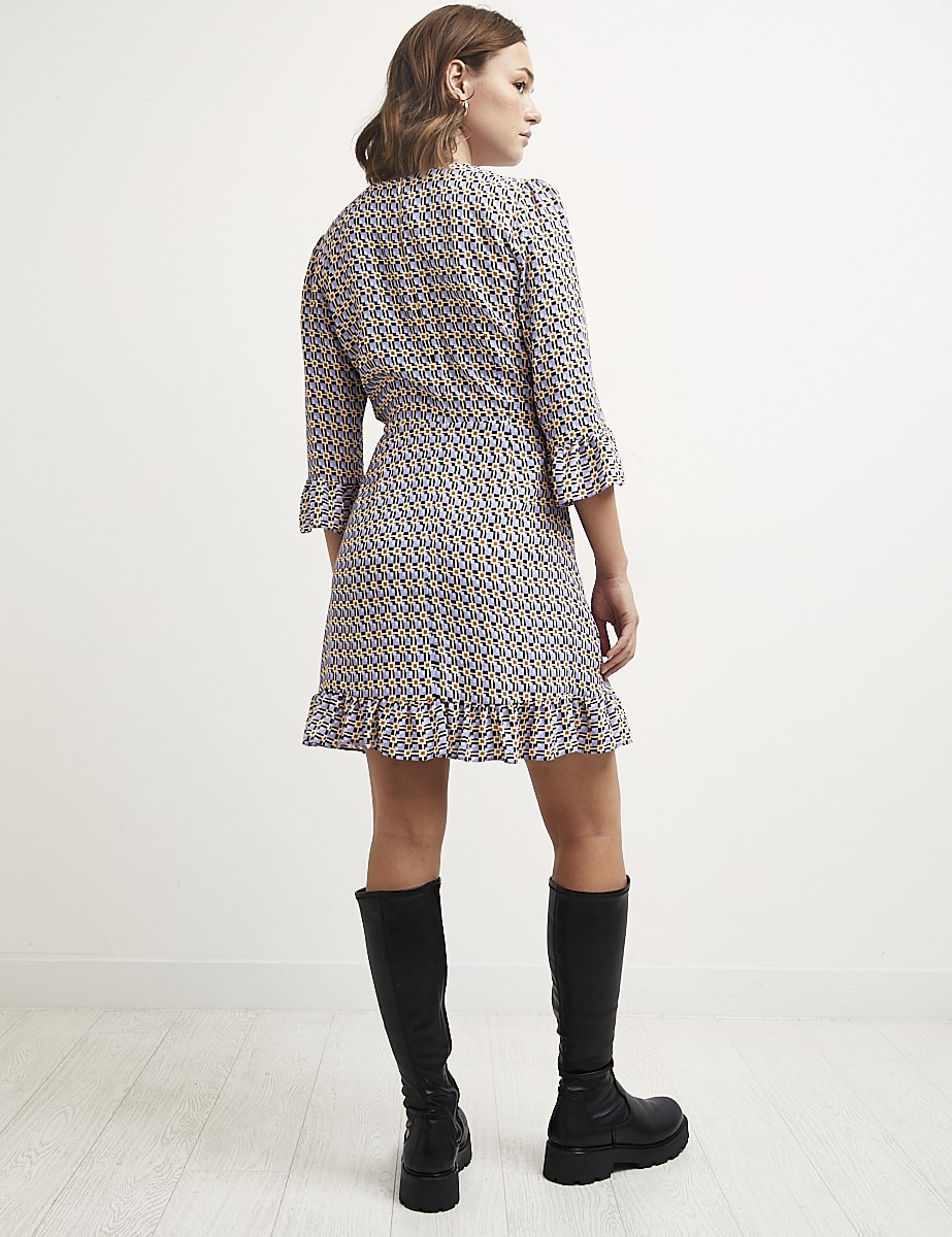 Orla Geo Fleur Mini Dress