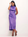 Purple Frances Midi Dress