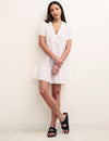 White Lupin Smock Dress