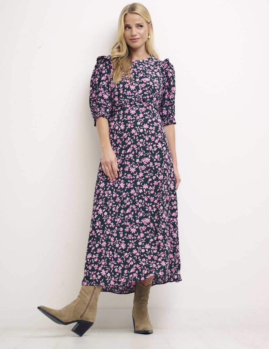 Floral Felicia Midi Dress