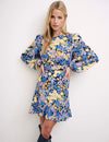 Floral Petite Serena Long Sleeve Mini Dress