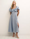 Sky Blue Dove Midi Dress