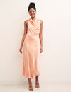 Peach Frances Midaxi Bridesmaid Dress