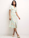 Floral Alexa Broderie Midi Dress