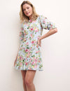 Blue Floral Serena Mini Dress