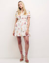 White Floral Broderie Anglaise Mini Dress