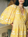 NC Boutique Yellow Broderie Anglaise Nora Midaxi Dress