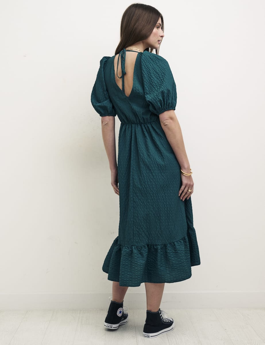 Green Amy Midi Dress