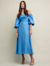 Blue Maxine Midi Dress