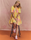 Fearne Cotton Pastel Vienna Mini Dress