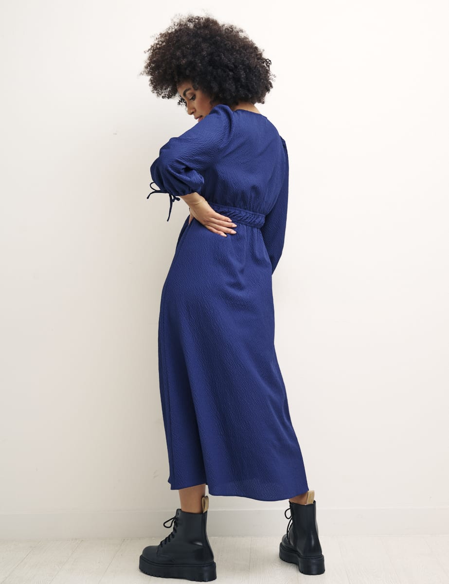 Navy Blue Margot Midi Dress