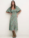 Vintage Green Dee Dee Midi Dress