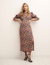 Petite Multi Floral Luna Midi Dress