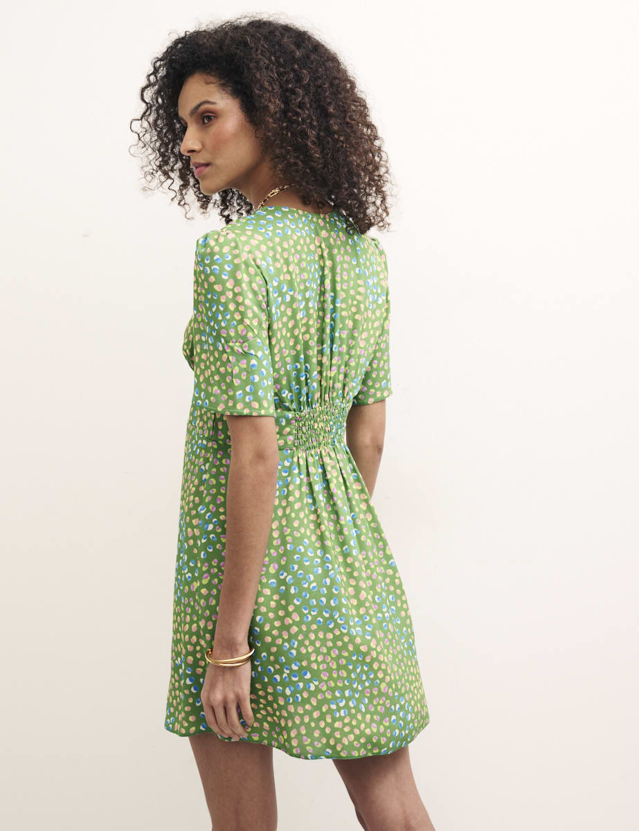 Green Spot Alexa Mini Dress