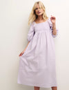 Lilac Gingham Kylie Midi Smock Dress