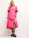 Pink Dee Dee Midi Dress