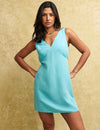 Blue Harriet Mini Dress