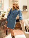 Fearne Cotton Blue Denim Highgate Mini Dress