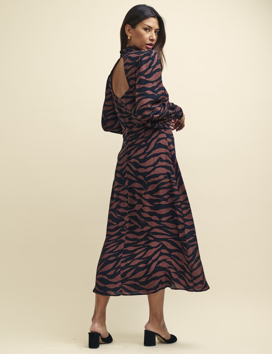 Animal Print Lucinda Midaxi Dress