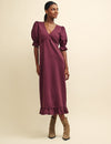 Plum Delilah Midi Tea Dress