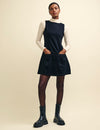 Black Denim Boston Mini Shift Dress