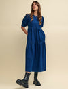 Dark Denim Rochelle Midi Dress