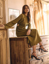 Green Cut-Out Lianne Midaxi Dress