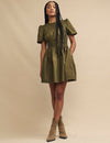 Khaki Natalia Mini Dress