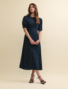 Black Spot Evie Midi Dress