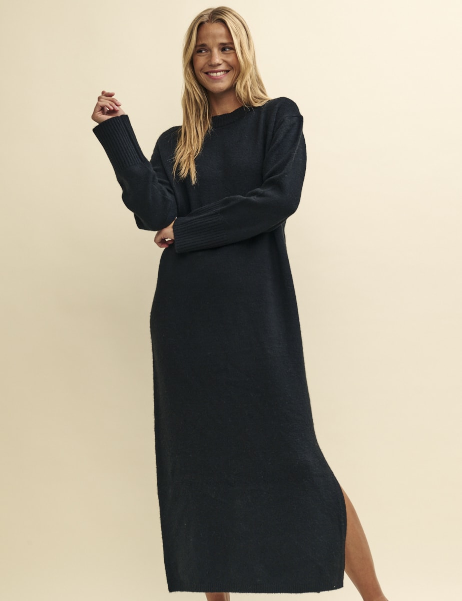 Oversized maxi jumper dress online