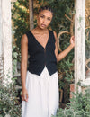 Black Knitted Waistcoat