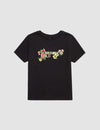 Black Somebody's Child Floral T-Shirt