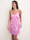 Pink Satin Short Cami Nightdress