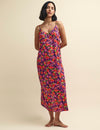 Bright Floral Slip Midi Nightdress