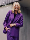 Fearne Cotton Purple Beth Blazer