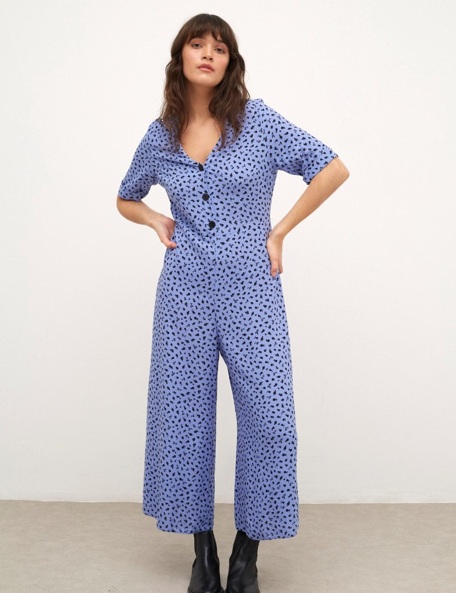 Hattie Fruit Blue Sharona Jumpsuit