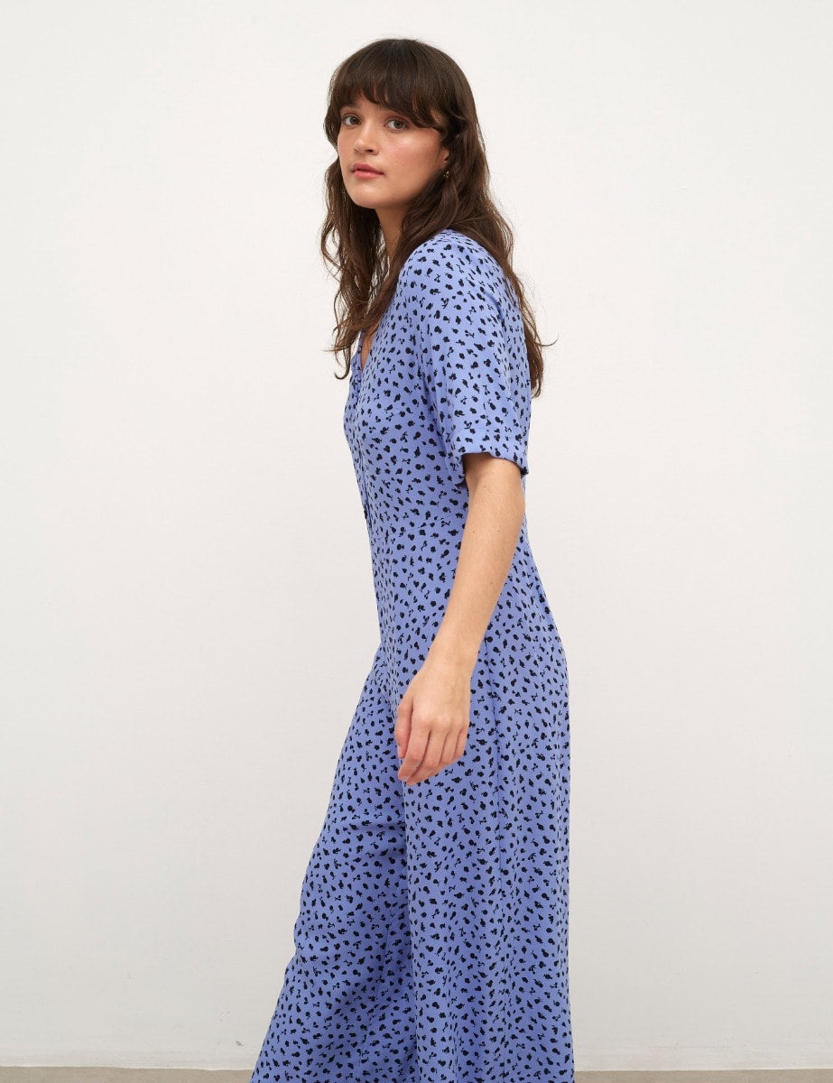 Hattie Fruit Blue Sharona Jumpsuit