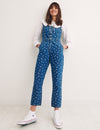 Blue Denim Printed Floral Hope Jumpsuit