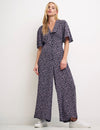 Heart Print Daisy Jumpsuit