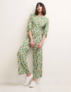 Green Floral Delta Jumpsuit