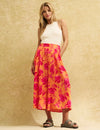 Petite Orange Bloom Zeena Trouser