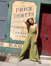 Khaki Wide Leg Maryana Jumpsuit