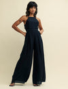 Black Halter Neck Tess Jumpsuit