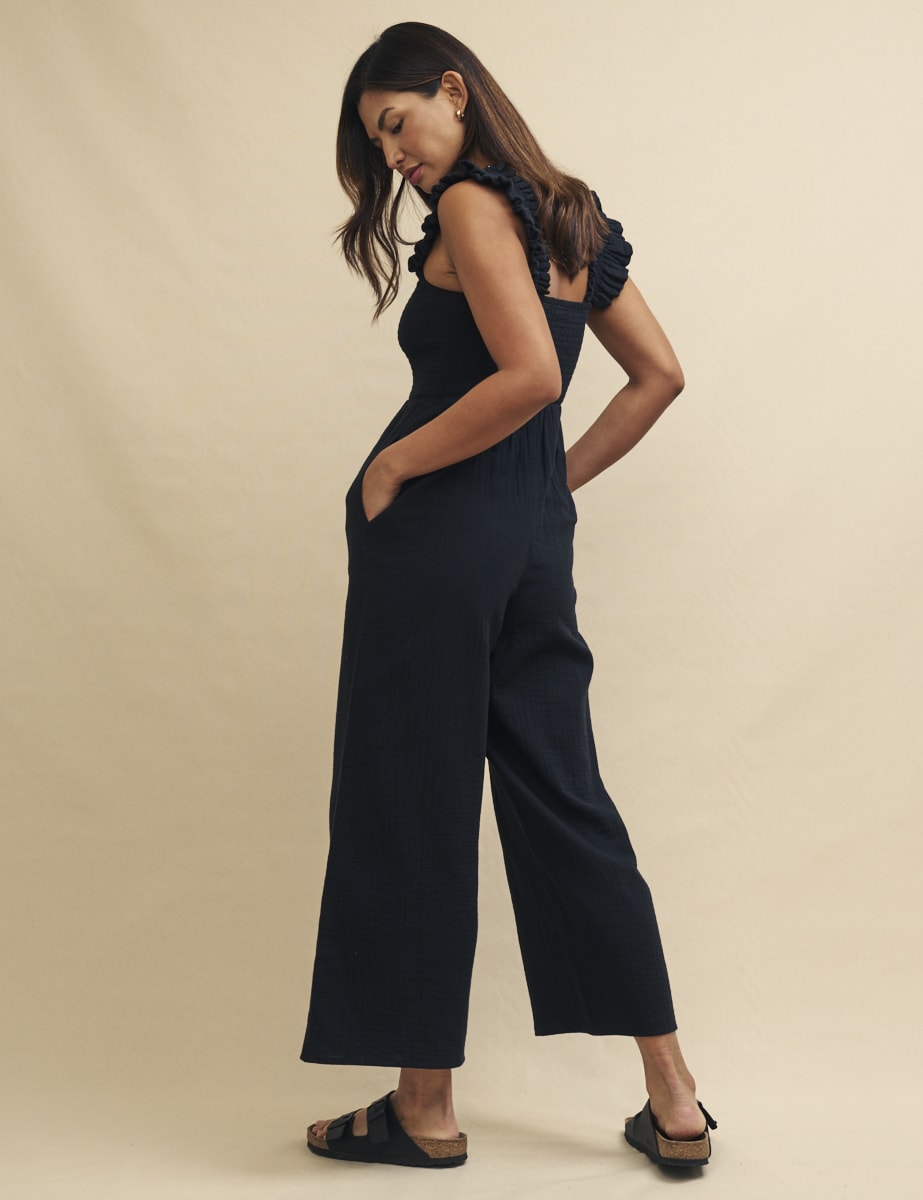 Petite Black Maya Jumpsuit