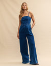 Dark Blue Denim Jumpsuit