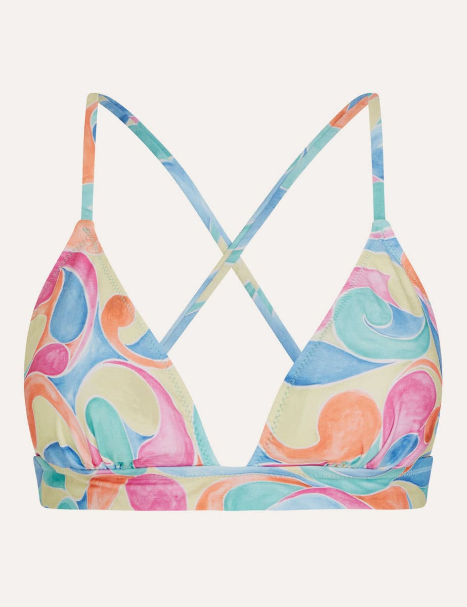 Multi River Triangle Bikini Top