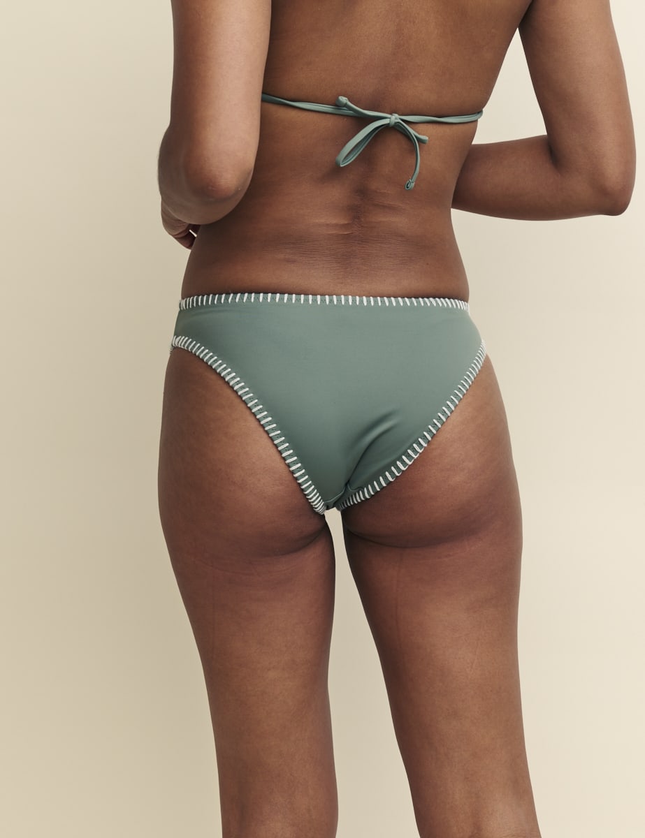 Khaki Green Bikini Bottoms