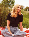 Fearne Cotton Black Polo Top