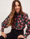 Pink Floral Marina Blouse