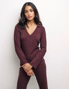 Brown Sidney Button Through Top